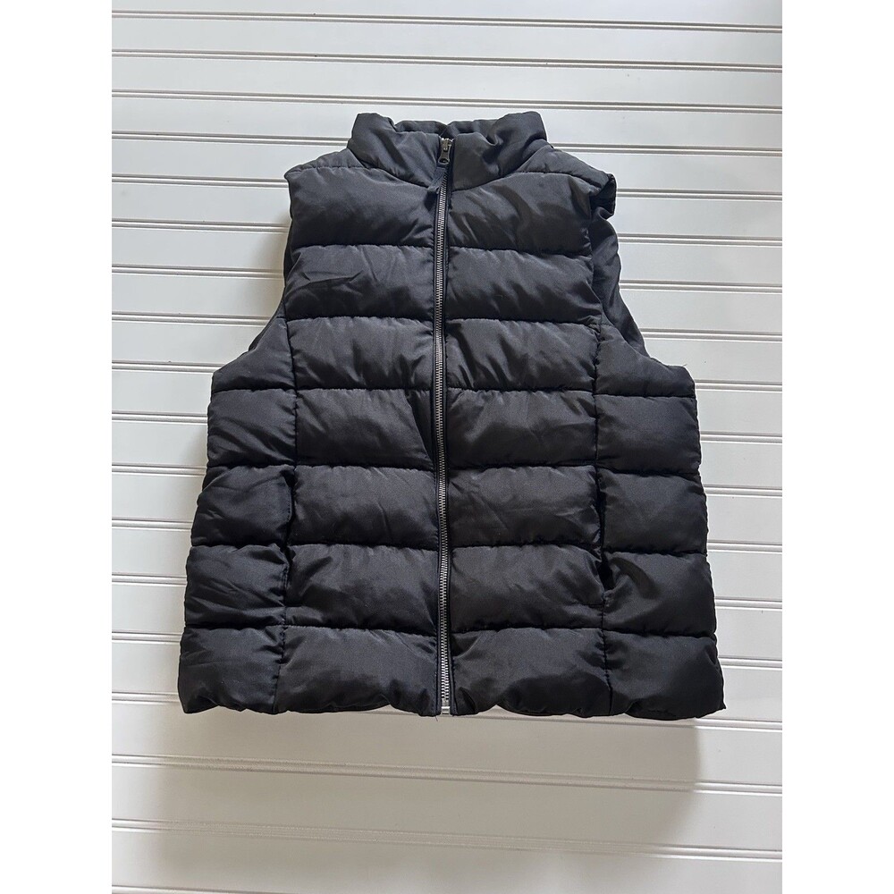 Dip Black Puffer Vest XS Sleeveless Quilted Zip Front Gorpcore Utility